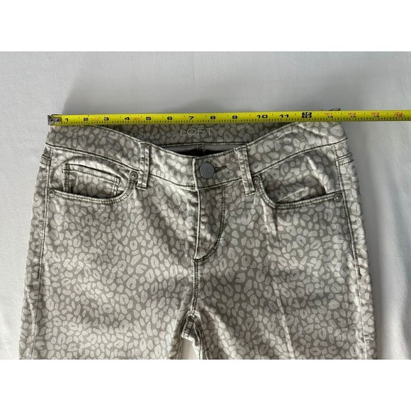 Ann Taylor LOFT Women Modern Skinny Ankle Jeans Leopard Denim. Size: 25/0 - Picture 8 of 12
